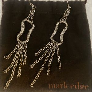 Mermaid earrings by designer Mark Edge